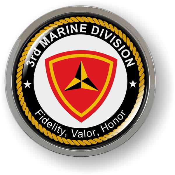 USMC - 3rd Marine Division Emblem